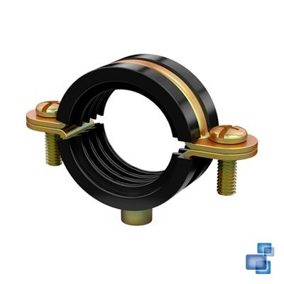 ABRAZADERA ISOFONICA SIMPLE M-6 G/E 15 ACERO BICROMATADO BOLSAS DE 10 UNIDADES