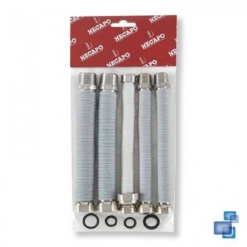 KIT CONEXIÓN EXTENSIBLE ACERO INOXIDABLE CON REVESTIMIENTO CALDERAS GAS