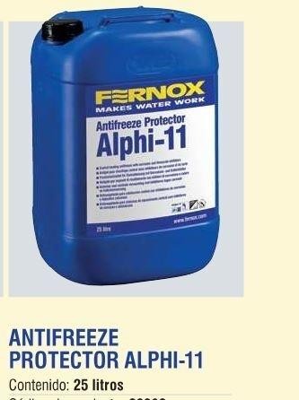 ANTIFREEZE PROTECTOR ALPHI-11  25 litros FERNOX 23980 inhibidor/protector