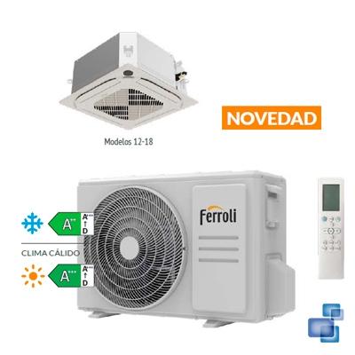 GIADA C 12 CASSETTE  BOMBA CALOR SPLIT INVERTER DC (1x1)  FERROLI