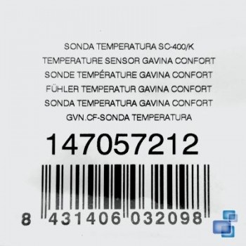 SONDA TEMPERATURA SC-400/K GAVINA CONFORT GTI BAXI