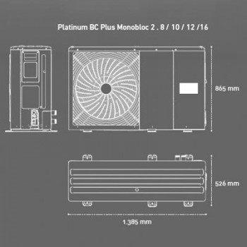 AEROTERMIA BAXI PLATINUM BC MONOBLOC PLUS-2 8 MR 7803092