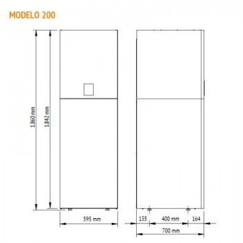 AEROTERMIA OMNIA FT 200 UNIDAD INTERIOR HIDRONICA CON ACUMULADOR ACS