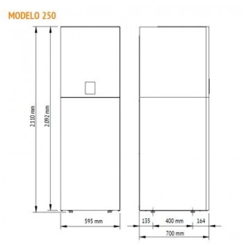 AEROTERMIA OMNIA FT 250 UNIDAD INTERIOR HIDRÓNICA CON ACUMULADOR ACS