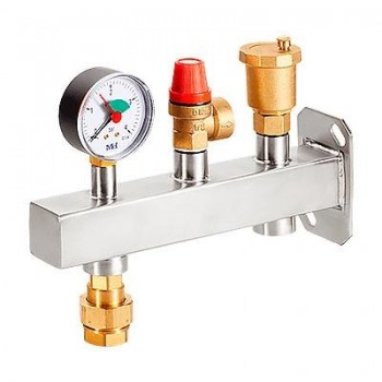 KIT SOPORTE VASO EXPANSIÓN INOX 304 PARA CALEFACCION 3 bar.