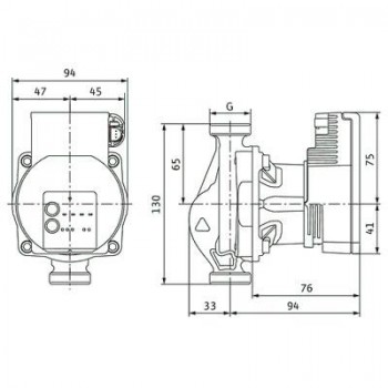 BOMBA WILO VARIOS PICO-STG 15/1-7 130MM