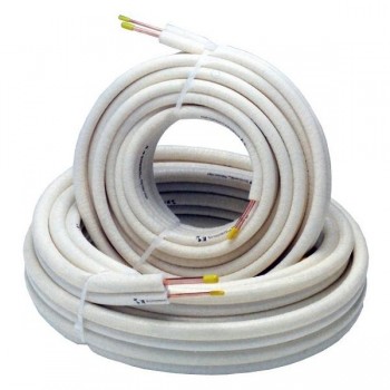 ROLLO 20 M.TUBO COBRE FRIGORIFICO AISLADO 1/4"-5/8"AISLADO EXTRA