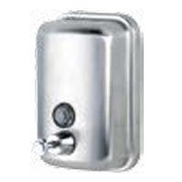 DOSIFICADOR VERTICAL INOX SATINADO  AISI 304 SATINADO 1 LITRO JABONES Y GELES