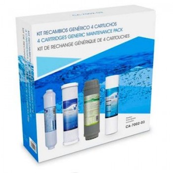 KIT 4 CARTUCHOS OSMOSIS ALBA CA-7002-03 HIDRO WATER