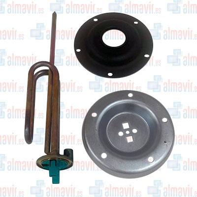 KIT DE RESISTENCIA + BRIDA (PLETINA) RECAMBIO ACUMULADOR SOLAR SIME 5800610